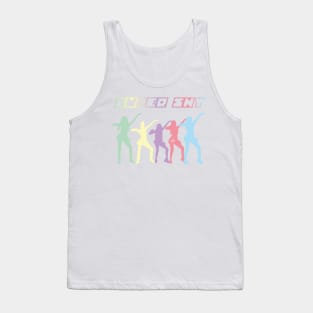 newjeans silhouette style design in super shy Tank Top